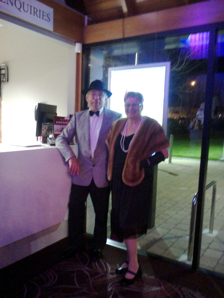 Ron and Christine Smith attired for the evening
