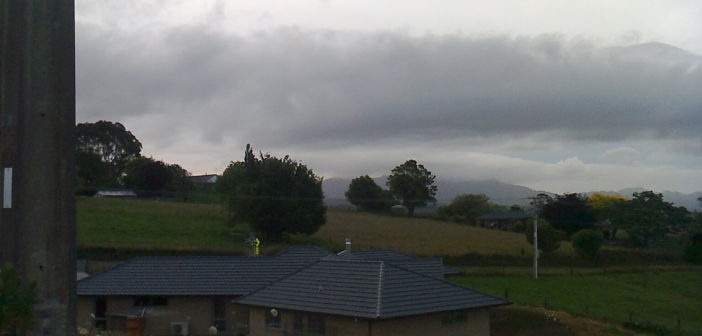 The Kaimai from the Whakamarama Road